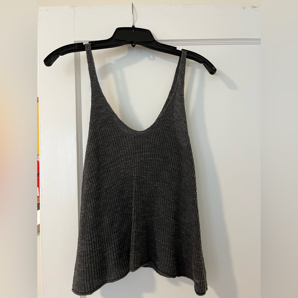 AE Gray Sweater Tank